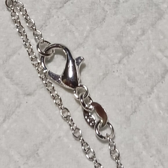 925 Sterling Silver Plated Dream Catcher Necklace - Picture 7 of 11